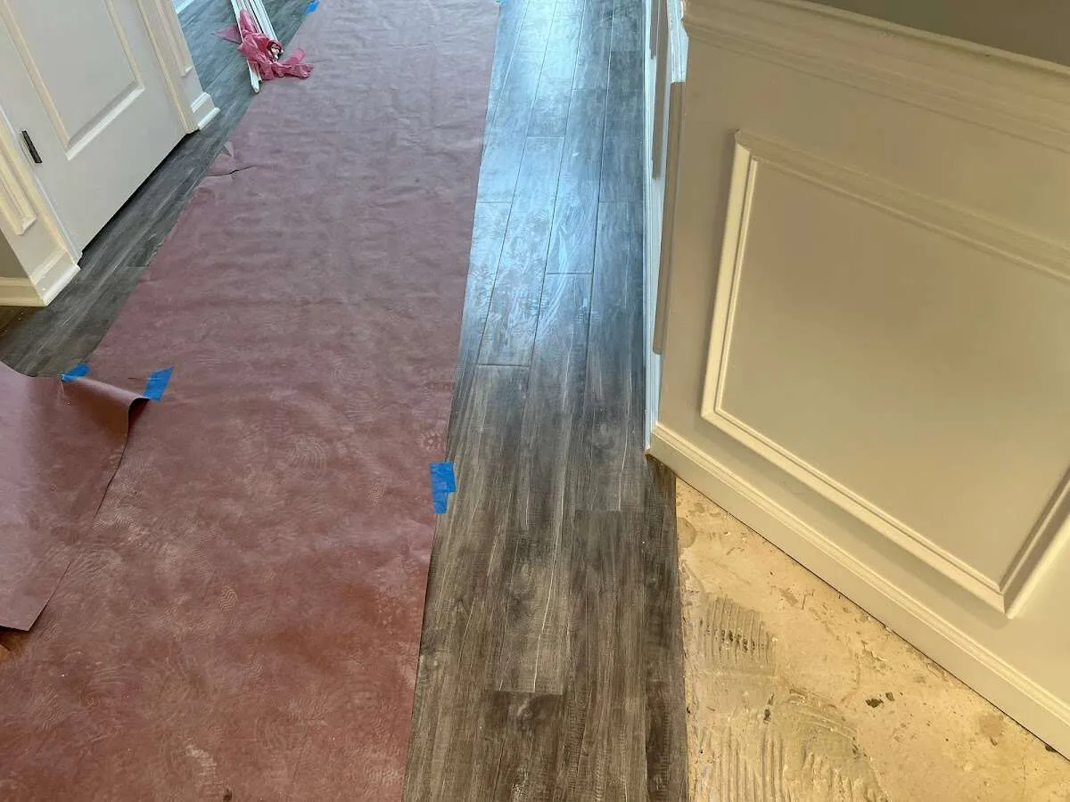 Completed marble shower restoration in Dahlonega